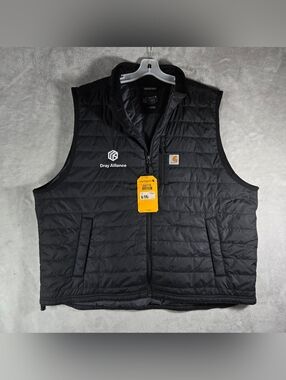 Carhartt Vest Mens 3XL Black Gilliam Quilted Lightweight Insulated Workwear NWT